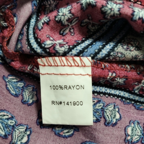 Bohemian Women's Top Tunic / Size 3X - Picture 5 of 9